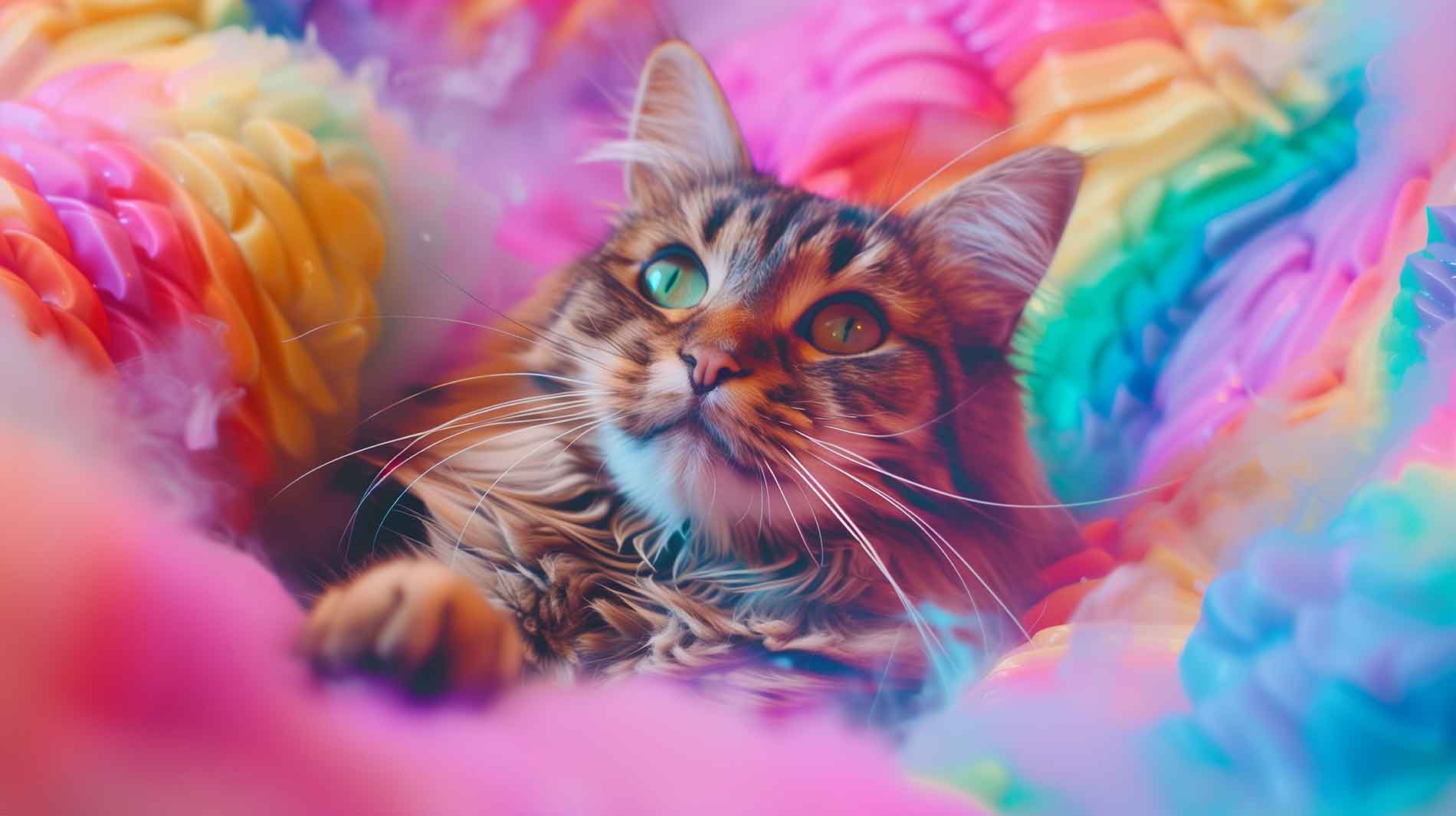 cat in candyland